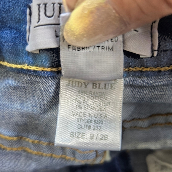 Judy Blues Classic Blue Denim Jeans - Picture 5 of 9